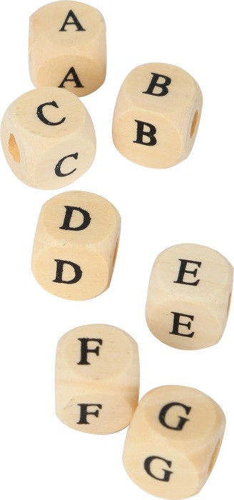 Wooden Alphabet Letter Beads Set - 300 Pieces - Vue 3