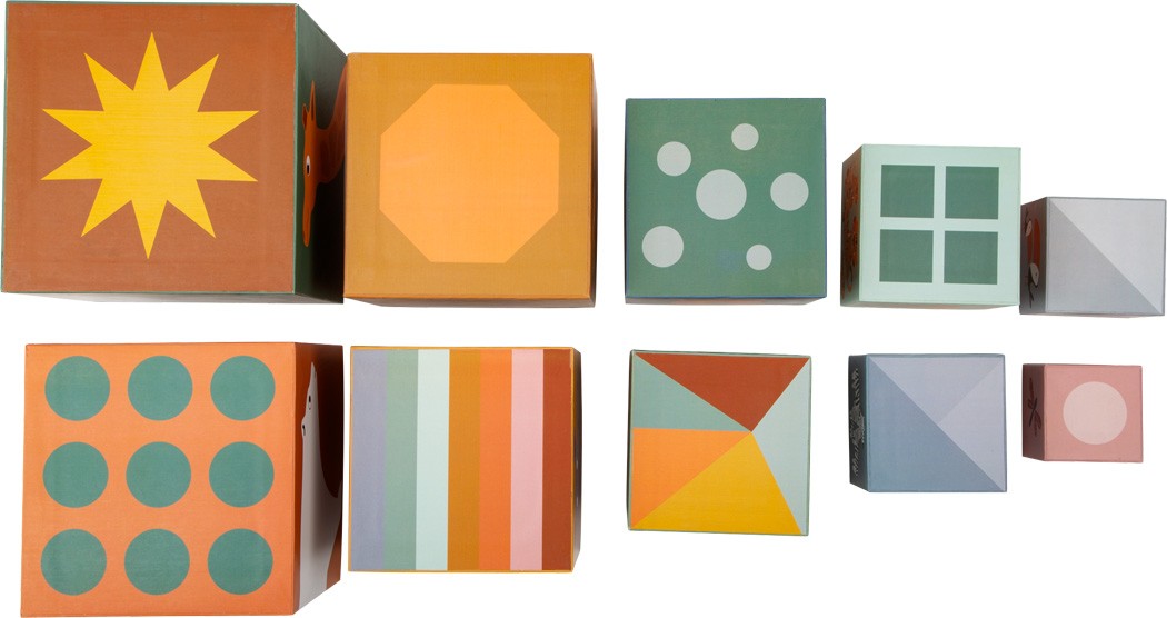 Safari Animals Stacking Wooden Blocks Tower - Vue 6
