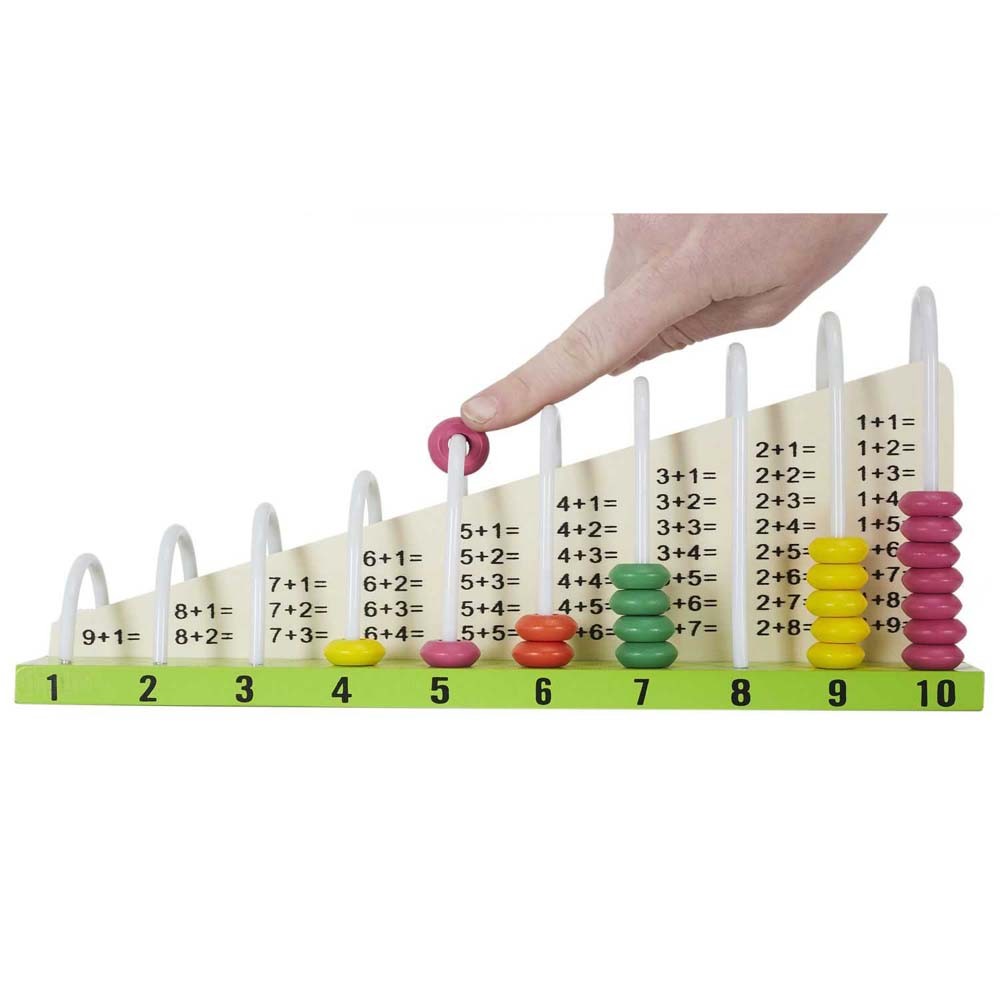 Wooden Horizontal Abacus - Addition & Subtraction