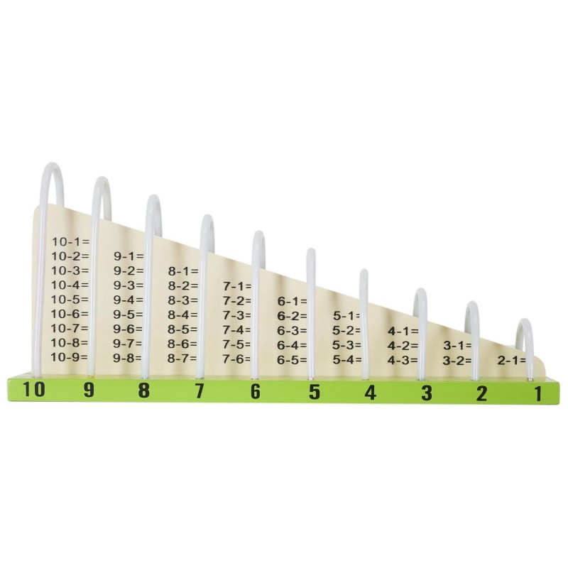 Wooden Horizontal Abacus - Addition & Subtraction - Vue 10