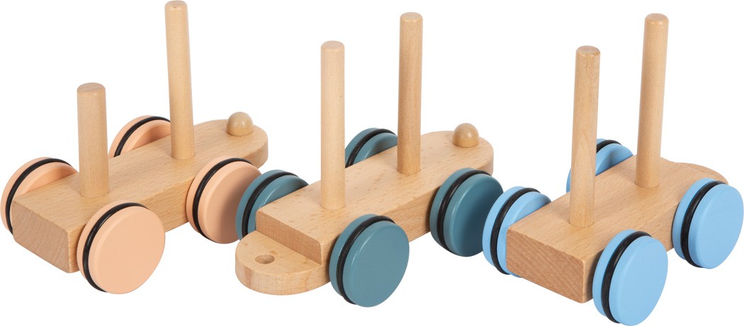 Polar Ice Floe Wooden Push-Along Train Toy - Vue 3
