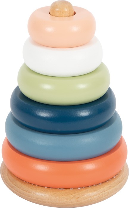 Arctic Ice Floe Wooden Stacking Rings Toy