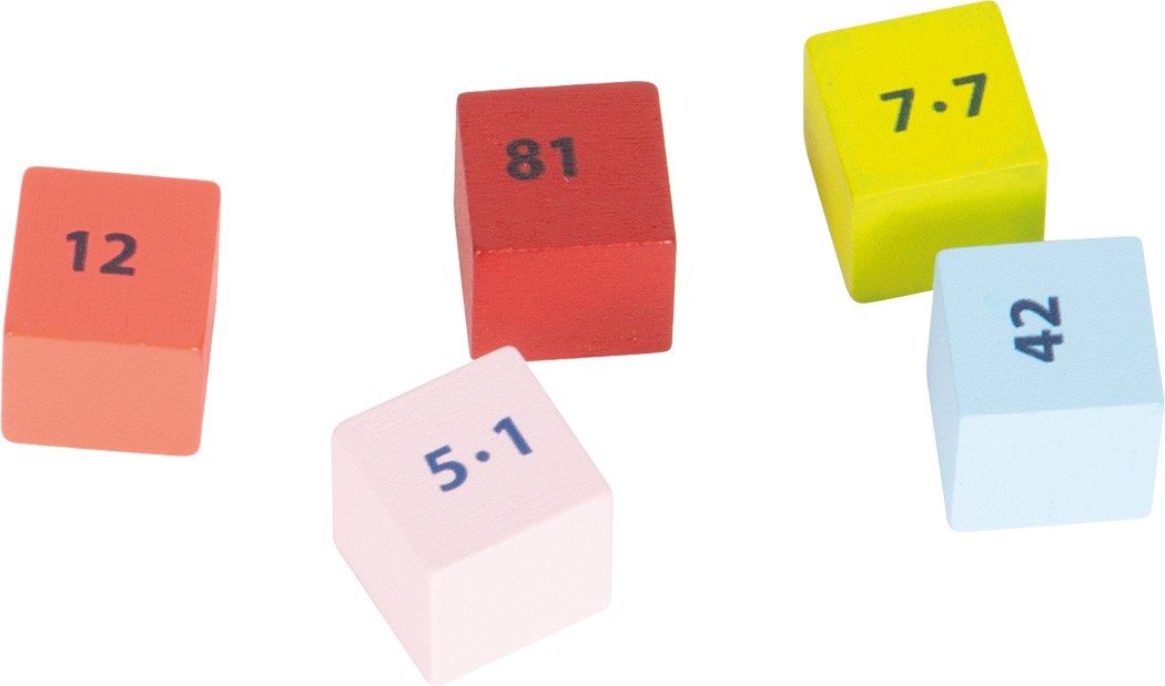 Colourful Wooden Multiplication Times Table Board - Vue 4