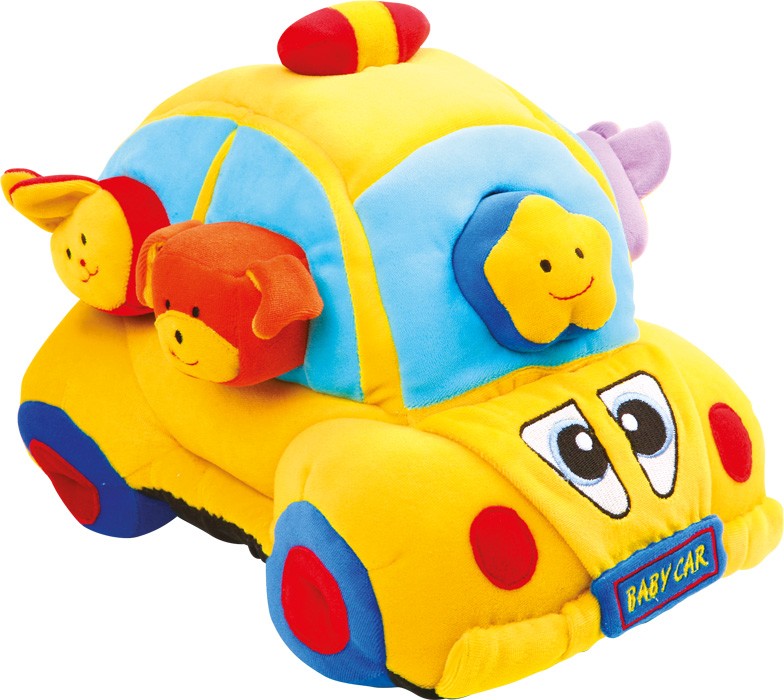 Soft Plush Baby Car Sensory Grasping Toy