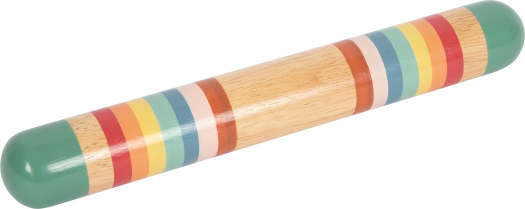Wooden Rainmaker Sensory Sound Tube - Safari Adventure