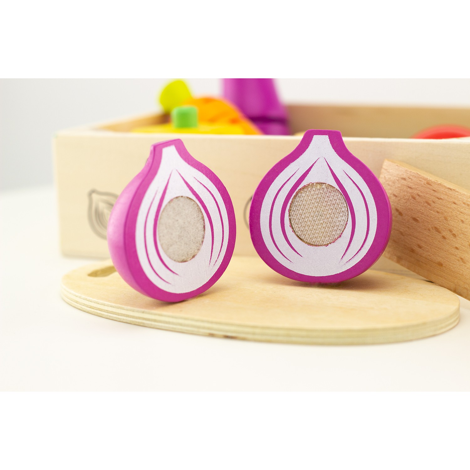 Montessori Wooden Cylinder Rattle with Bell - Vue 3