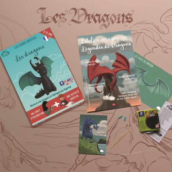 DIY Clay Dragon Modelling Creative Craft Activity Kit