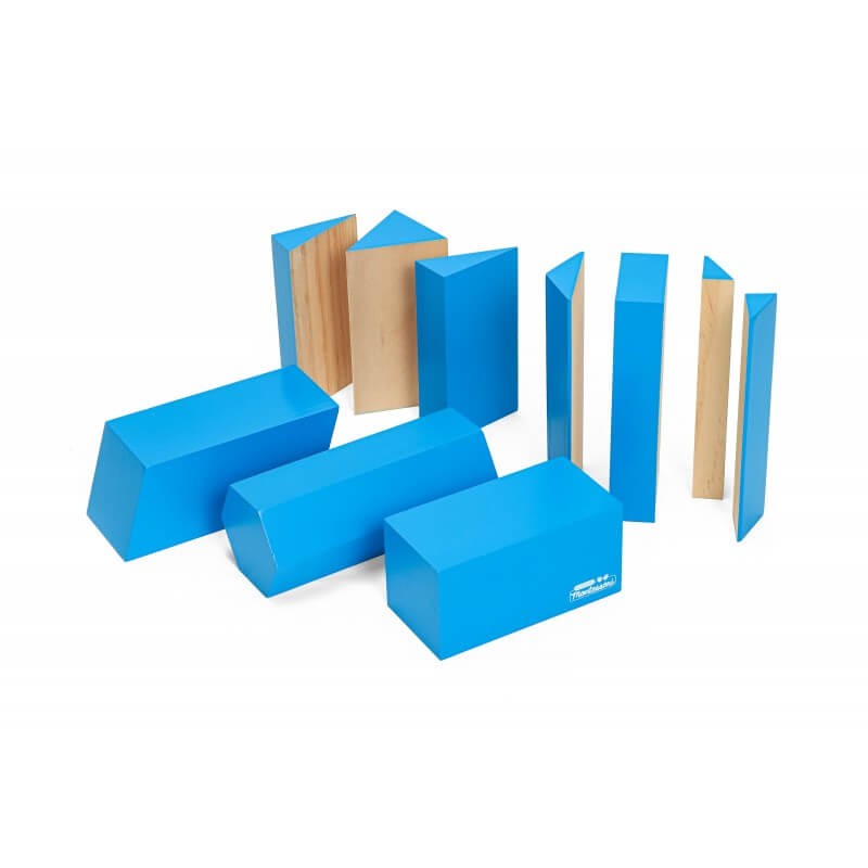 Montessori Geometric Fraction Blocks & Solids Set - Vue 2