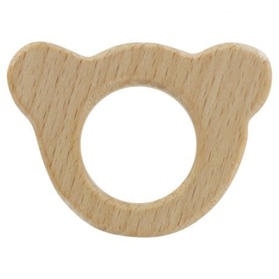 Beech Wood Animal Teething Ring - Vue 13