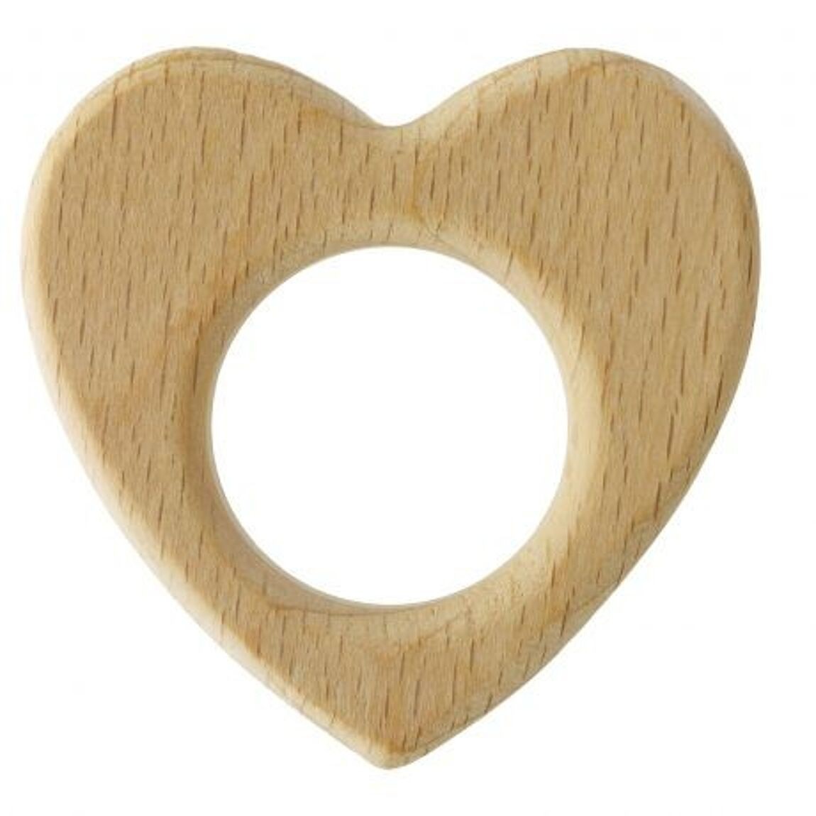 Beech Wood Animal Teething Ring - Vue 15