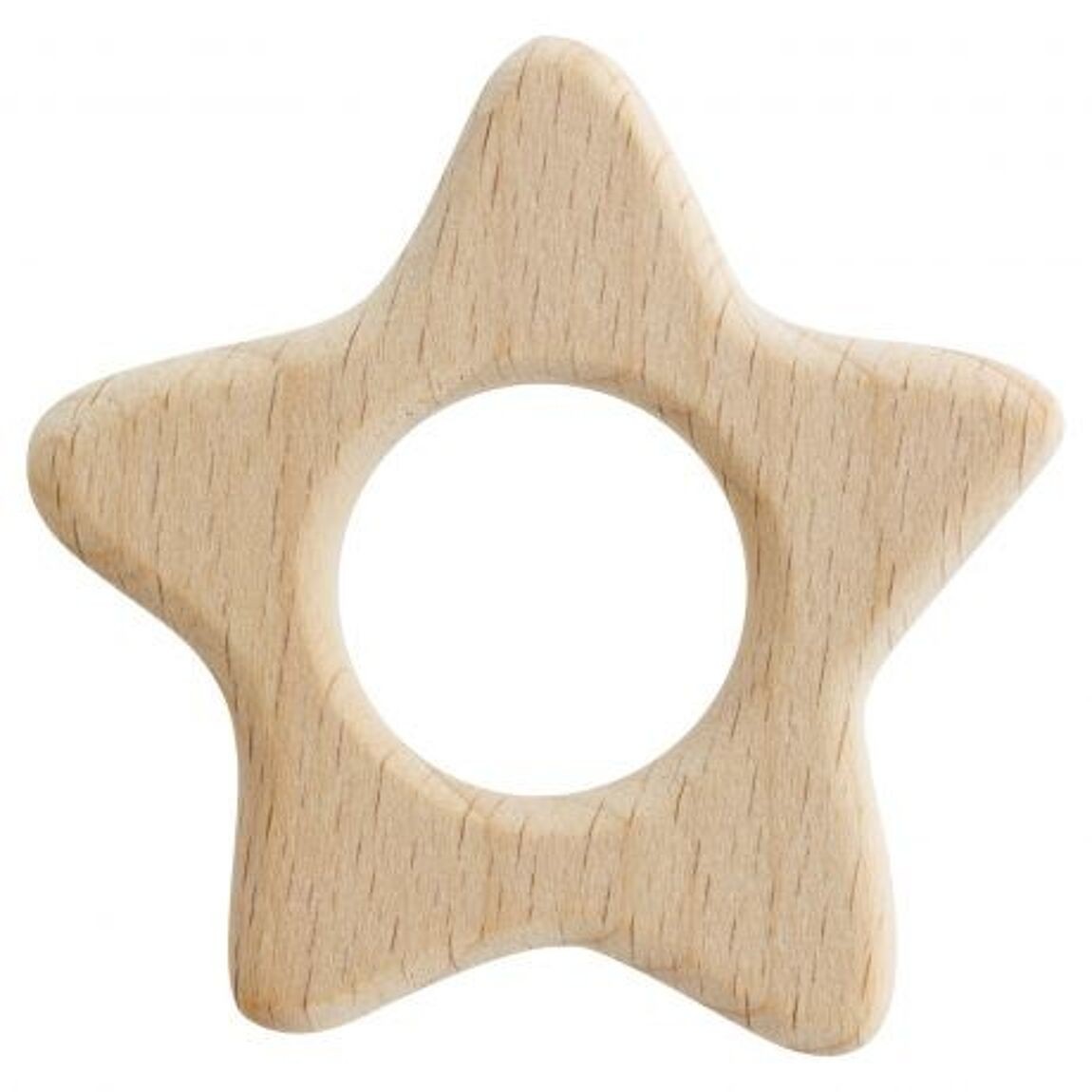 Beech Wood Animal Teething Ring - Vue 18