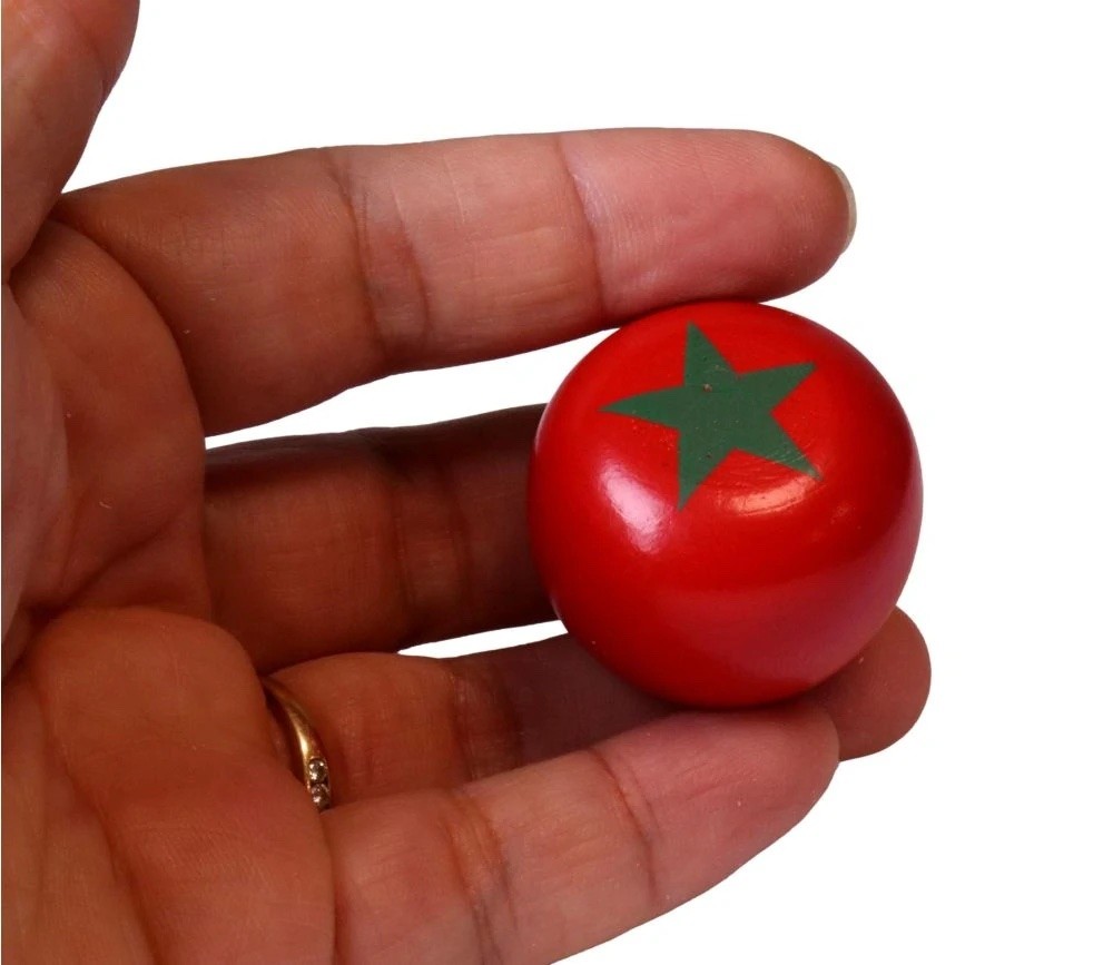 Sliceable Wooden Tomato Pretend Kitchen Food - Vue 2