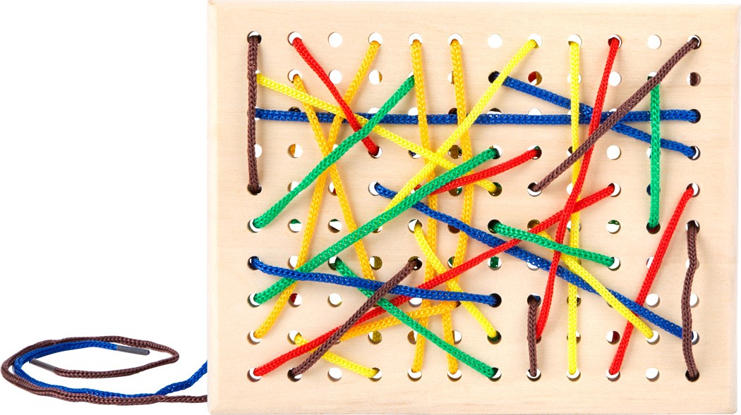 Montessori Wooden Lacing Board Set - Vue 3