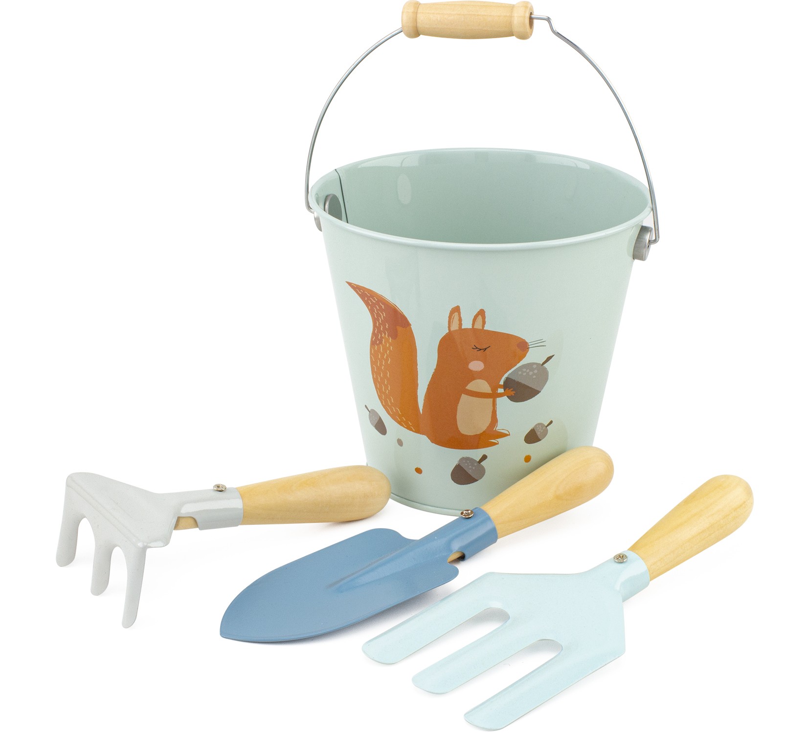 Children's Gardening Tools Kit - Sky Blue - Vue 2