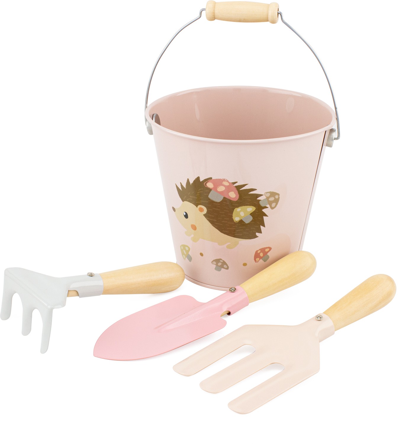 Children's Gardening Tools Kit - Rosy Pink - Vue 2
