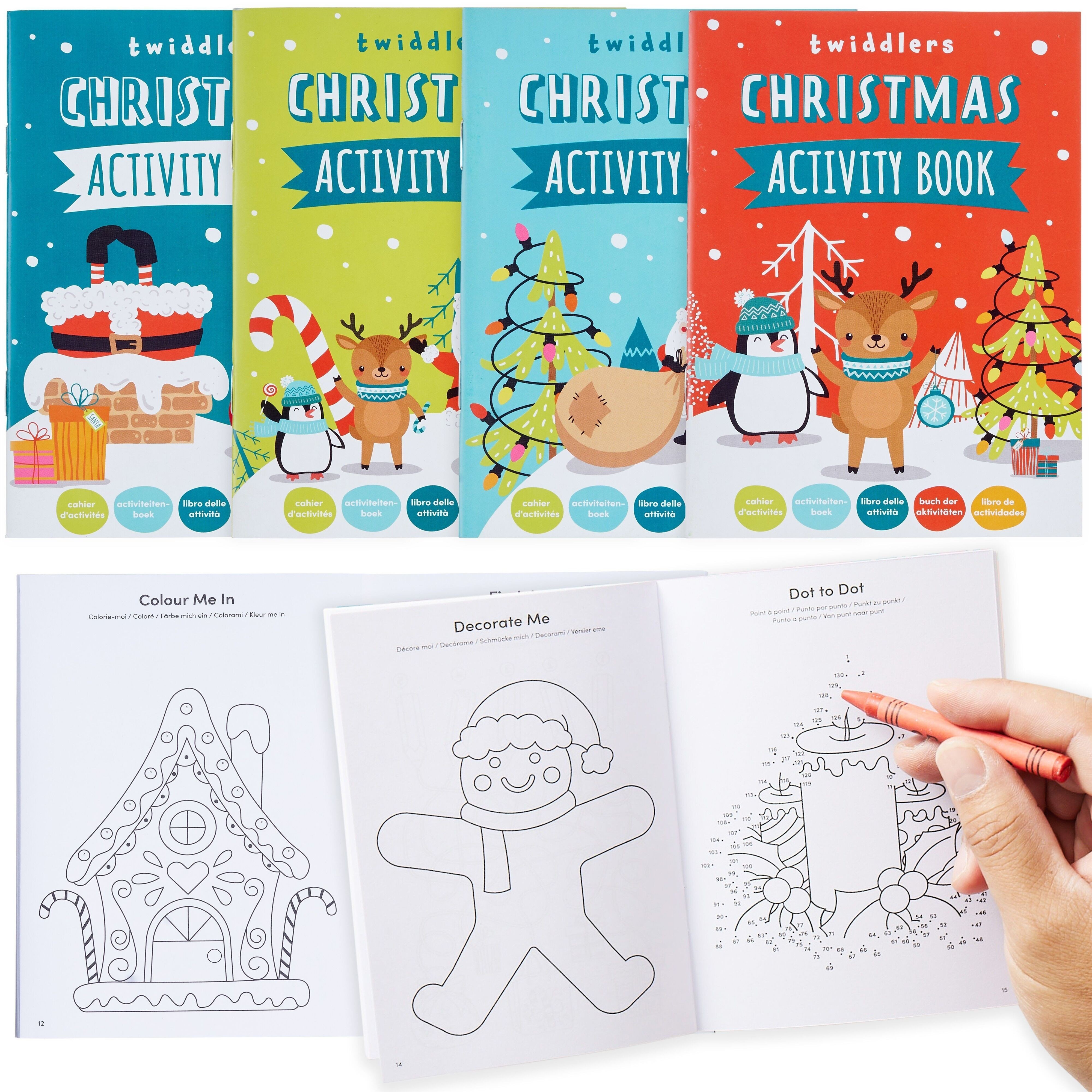 Mini cahier d'activités - Jeu et coloriage de Noël