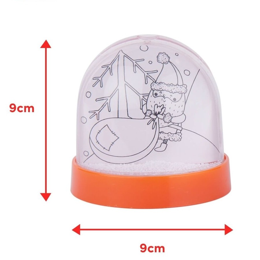 DIY Children's Christmas Snow Globes Kit - Pack of 4 - Vue 6