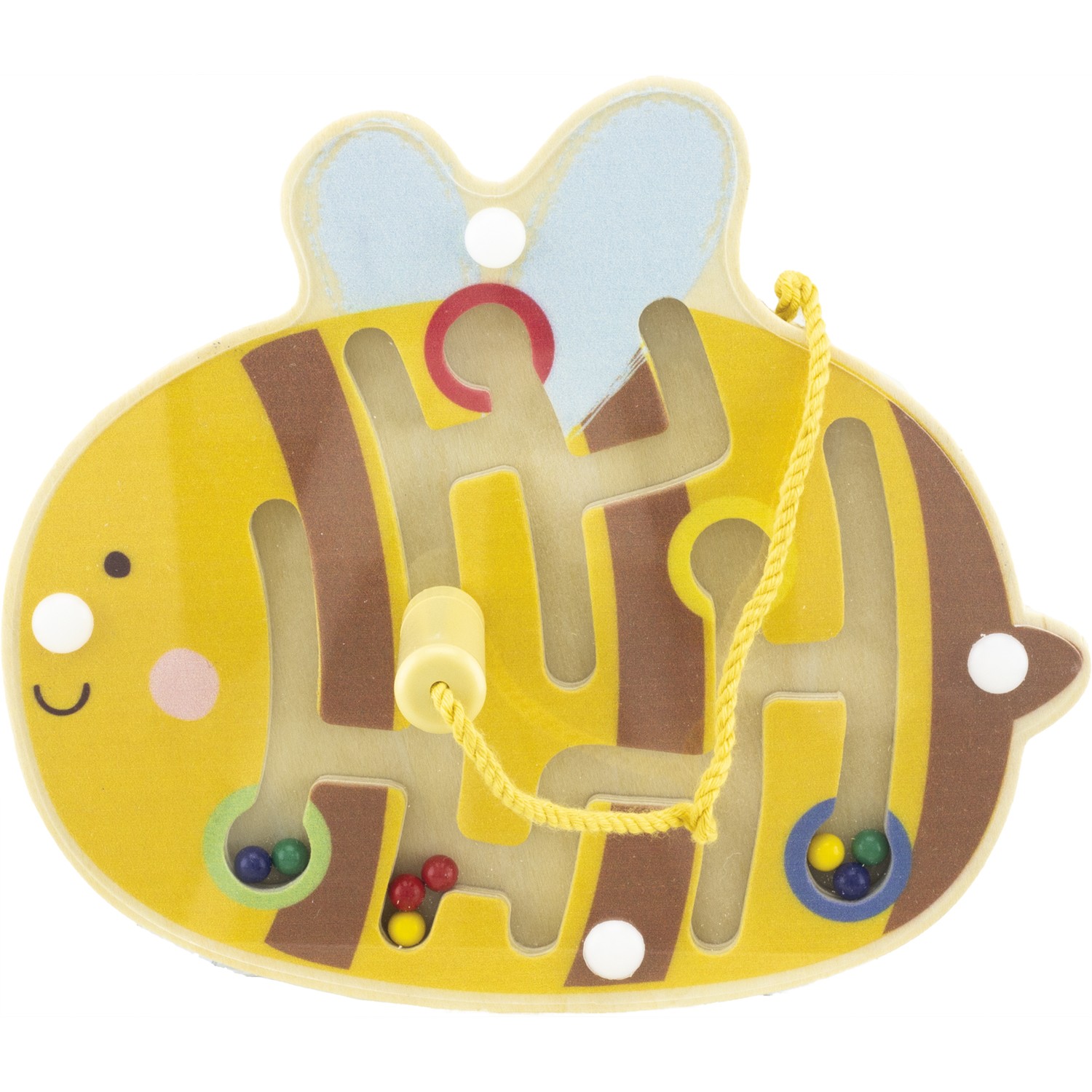 Magnetic Wooden Bead Maze - Precision Stylus Wand Toy - Vue 13