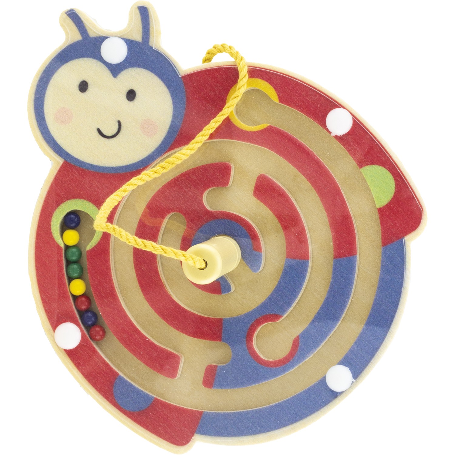 Magnetic Wooden Bead Maze - Precision Stylus Wand Toy - Vue 5