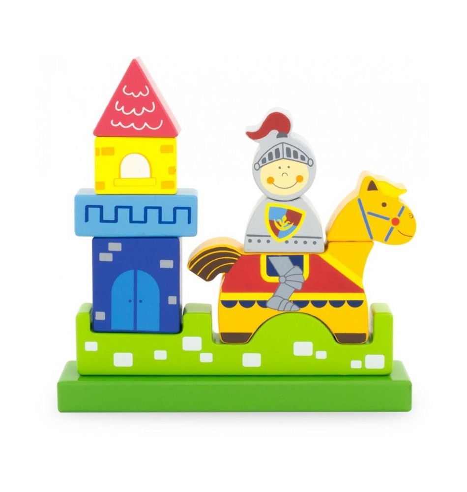 Magnetic Wooden Knight & Castle Jigsaw Puzzle