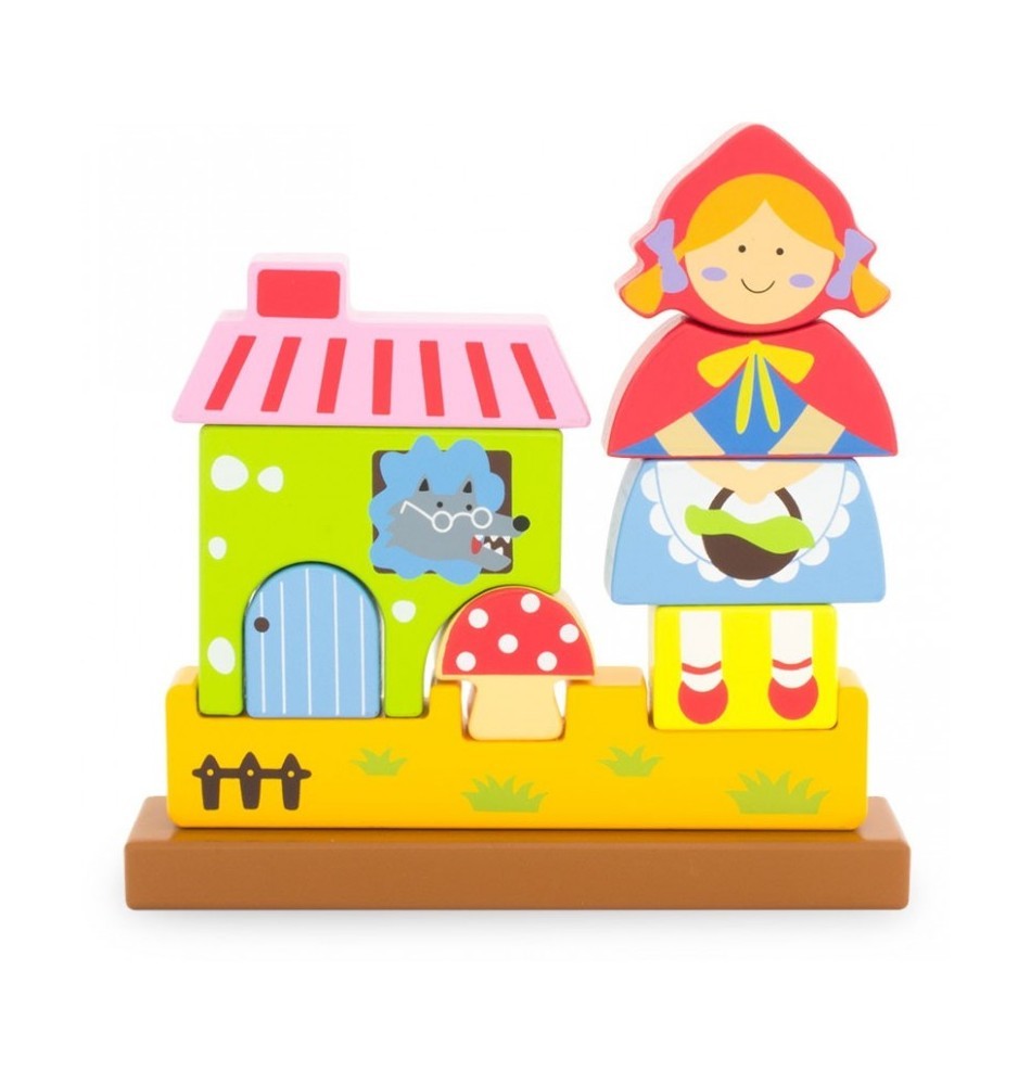 Magnetic Wooden Red Riding Hood Story Puzzle