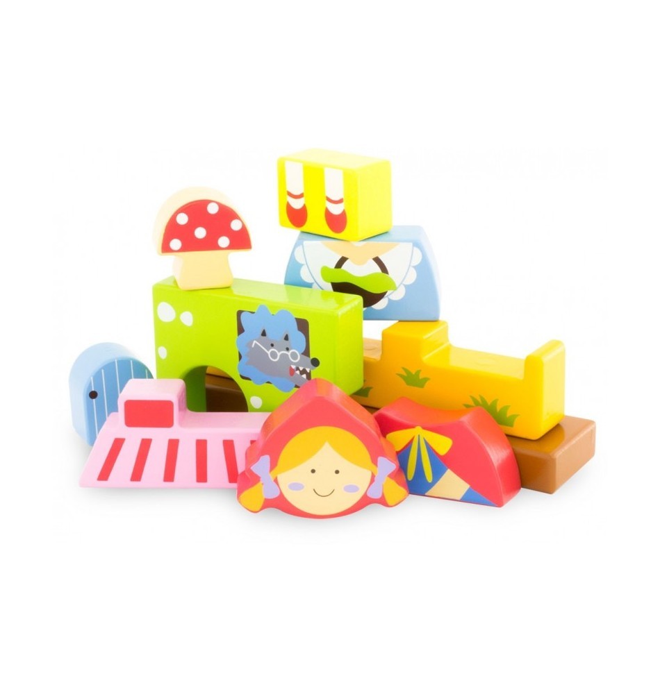 Magnetic Wooden Red Riding Hood Story Puzzle - Vue 5