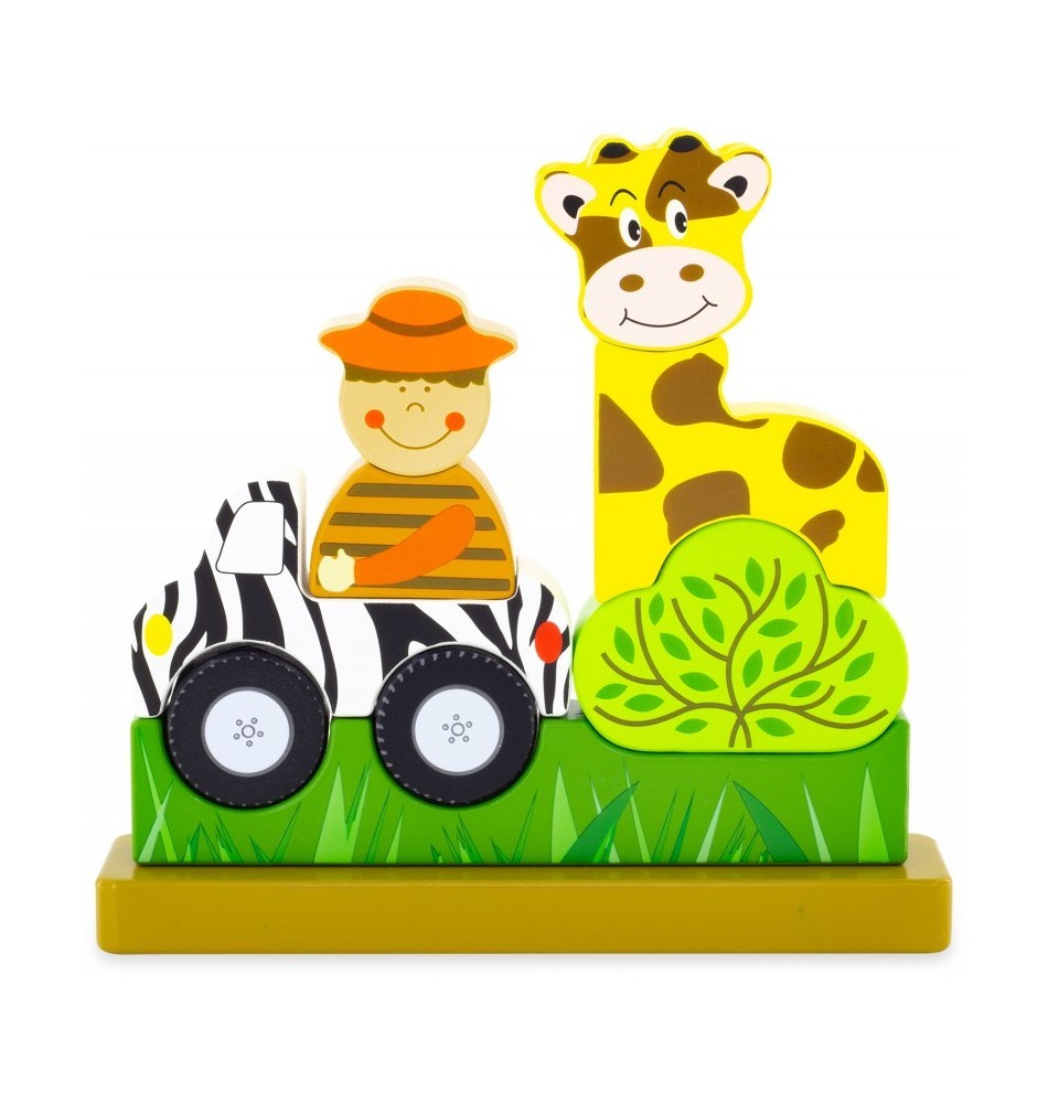 Magnetic Wooden Savannah Safari Animal Puzzle