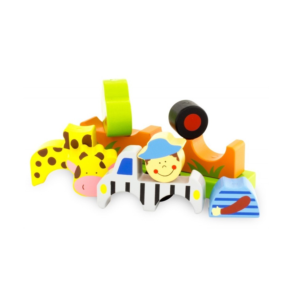 Magnetic Wooden Savannah Safari Animal Puzzle - Vue 5