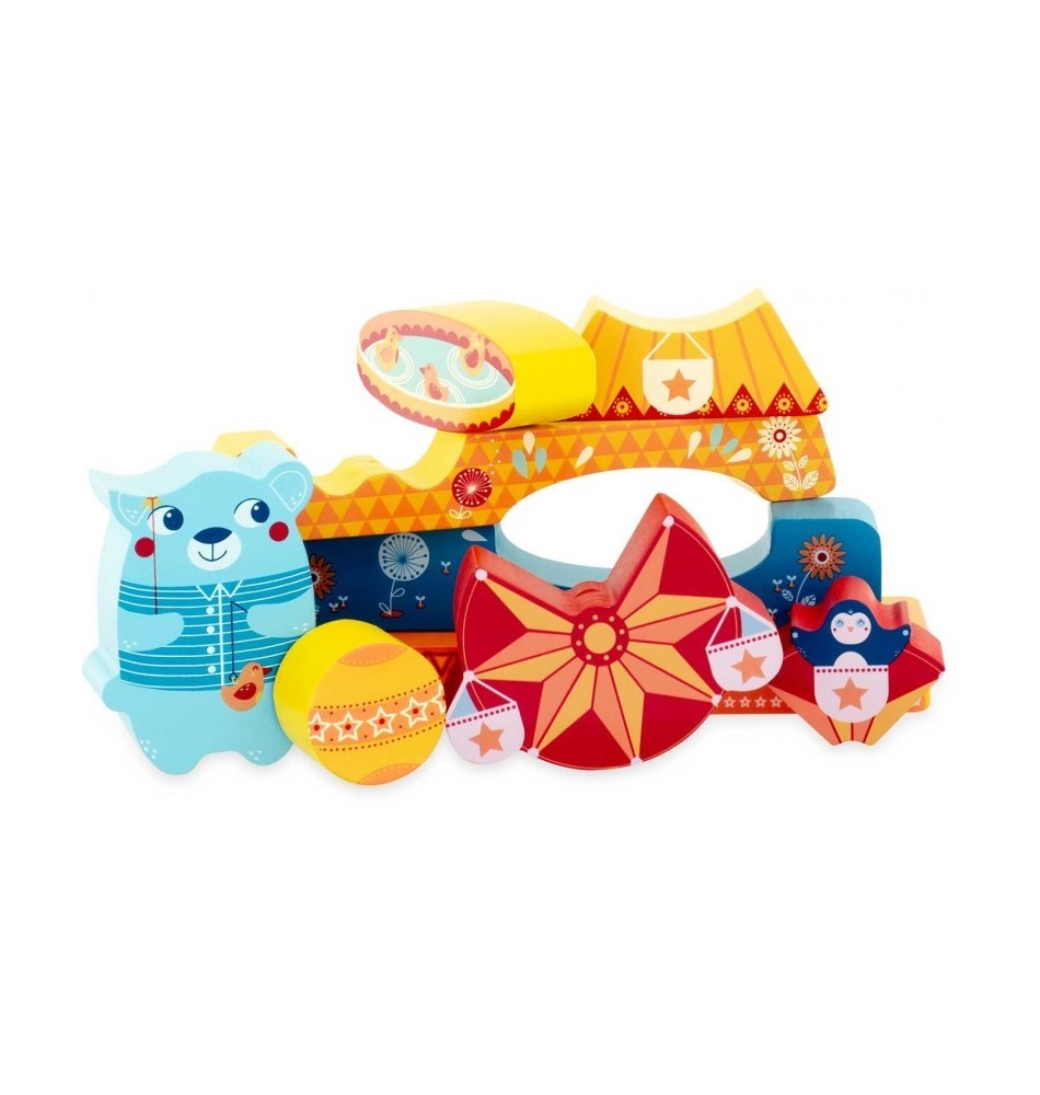 Magnetic Wooden Funfair Carnival Jigsaw Puzzle - Vue 5
