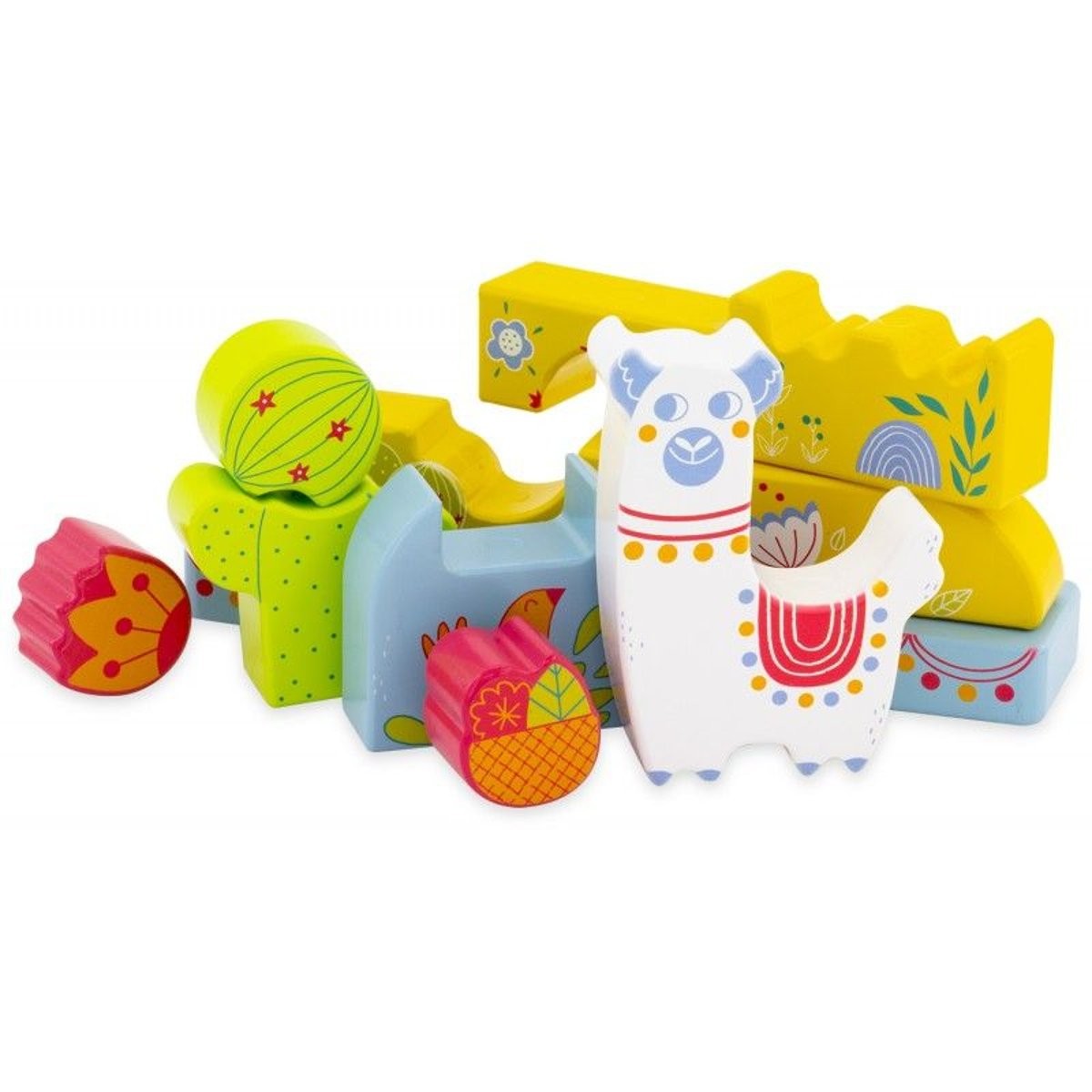 Baby Magnetic Wooden Peru Llama Jigsaw Puzzle - Vue 3