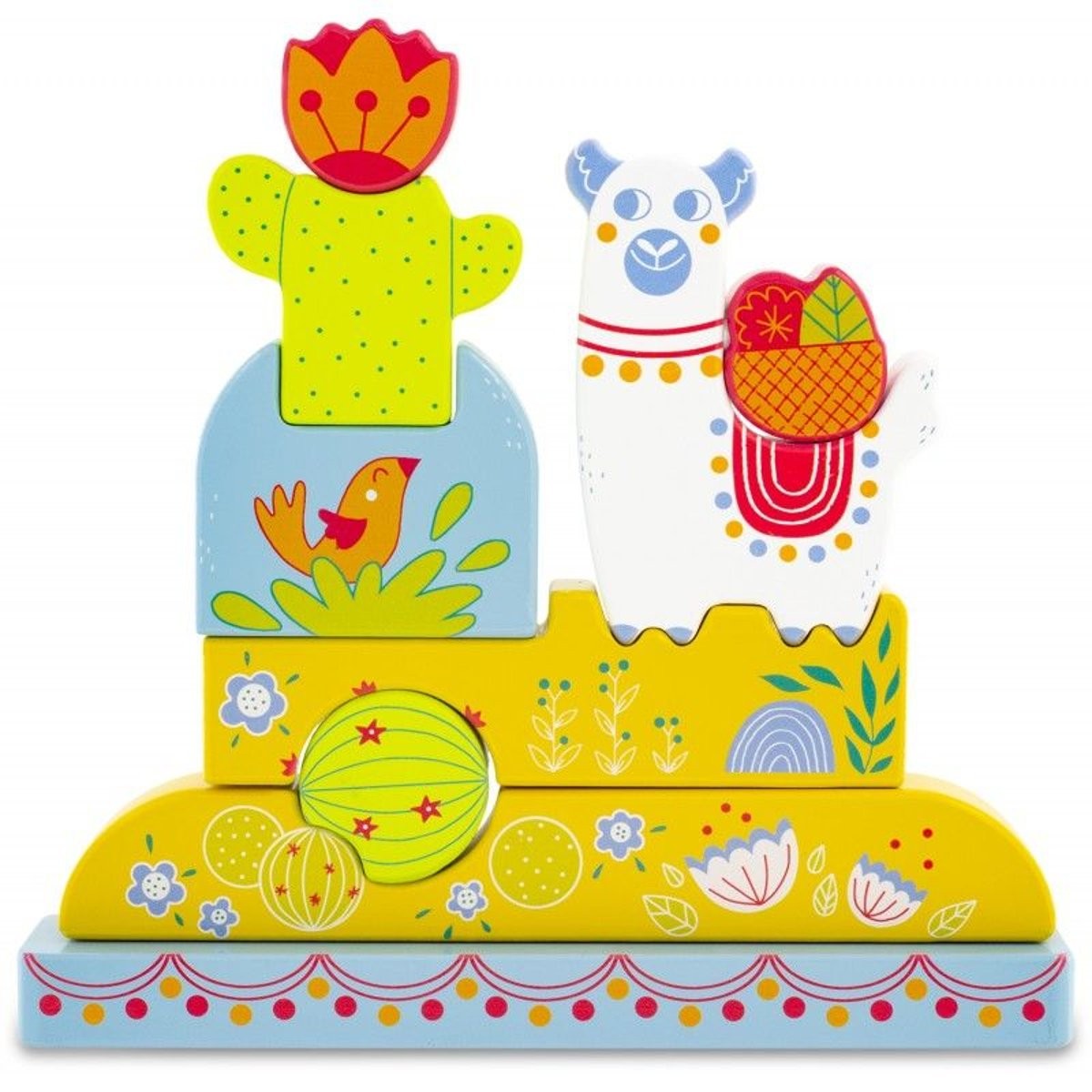 Baby Magnetic Wooden Peru Llama Jigsaw Puzzle