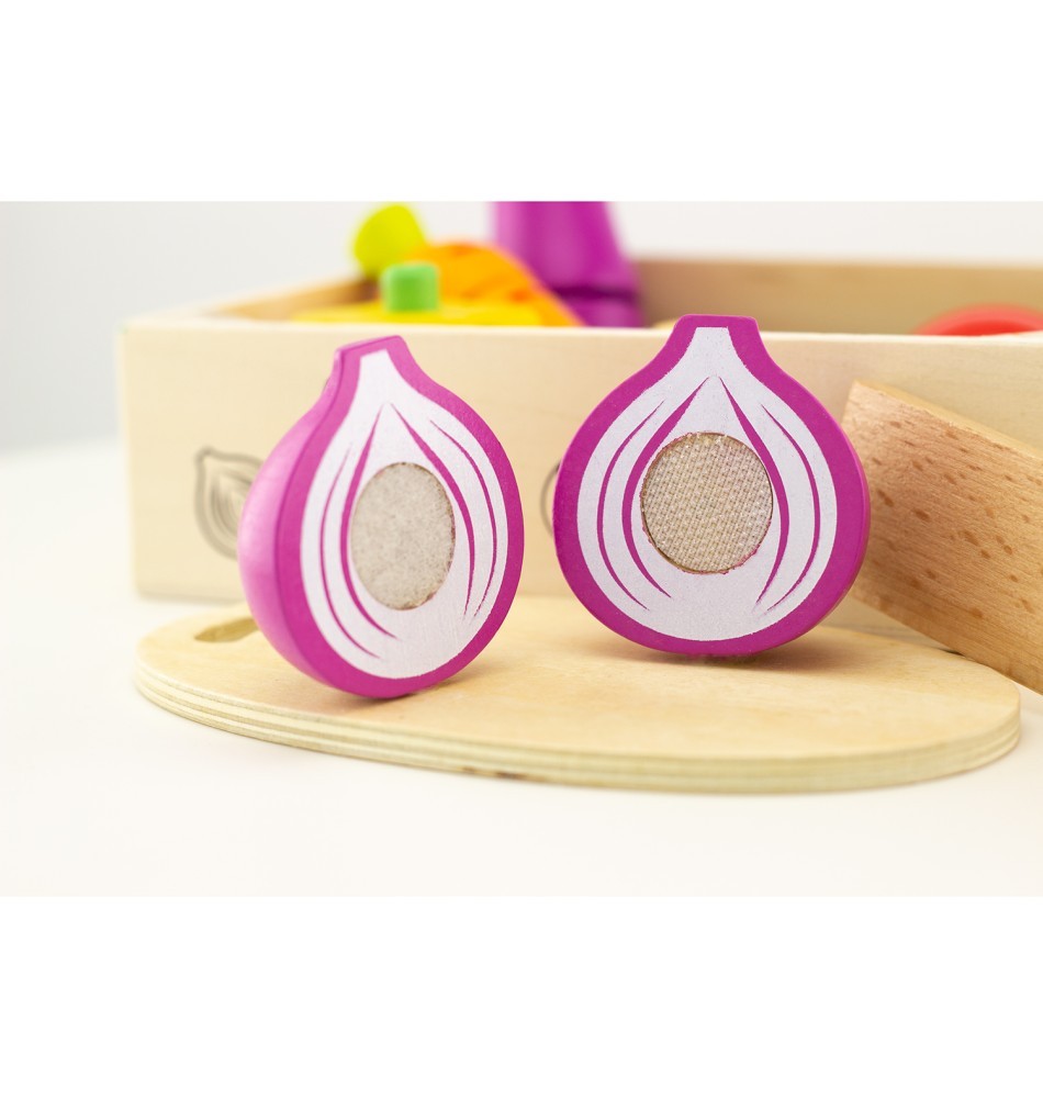 Montessori Wooden Slice & Cut Fruit Set - Vue 11