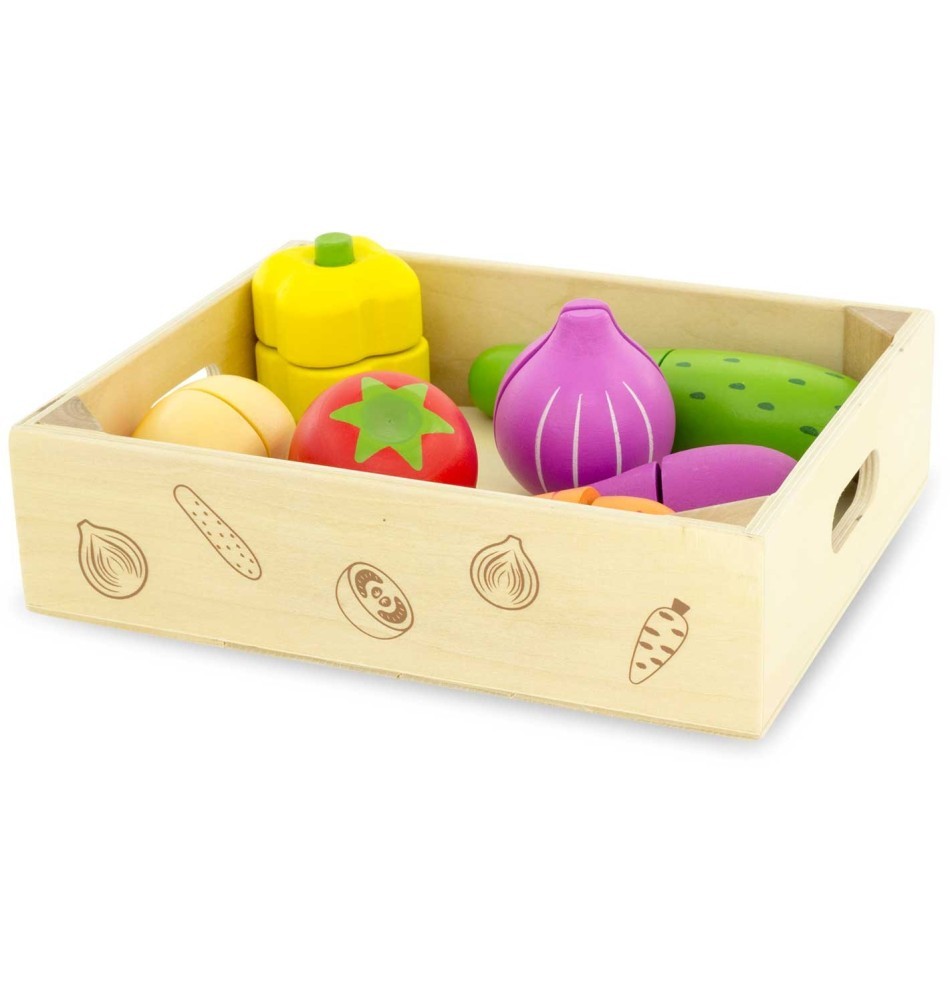 Montessori Wooden Slice & Cut Fruit Set - Vue 13