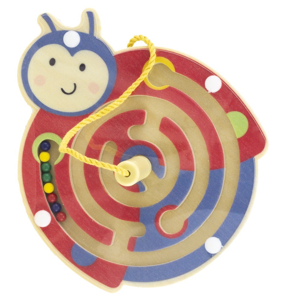 Magnetic Wooden Bead Maze - Precision Stylus Wand Toy - Vue 6