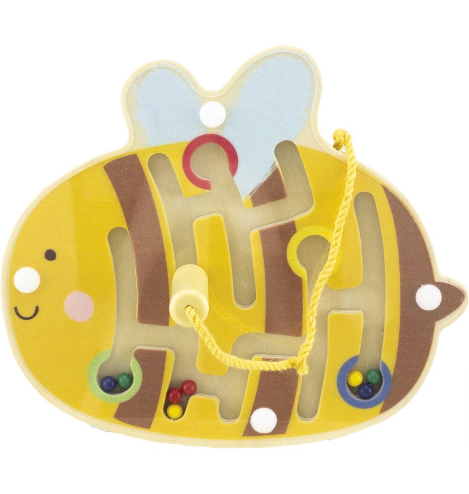 Magnetic Wooden Bead Maze - Precision Stylus Wand Toy - Vue 14