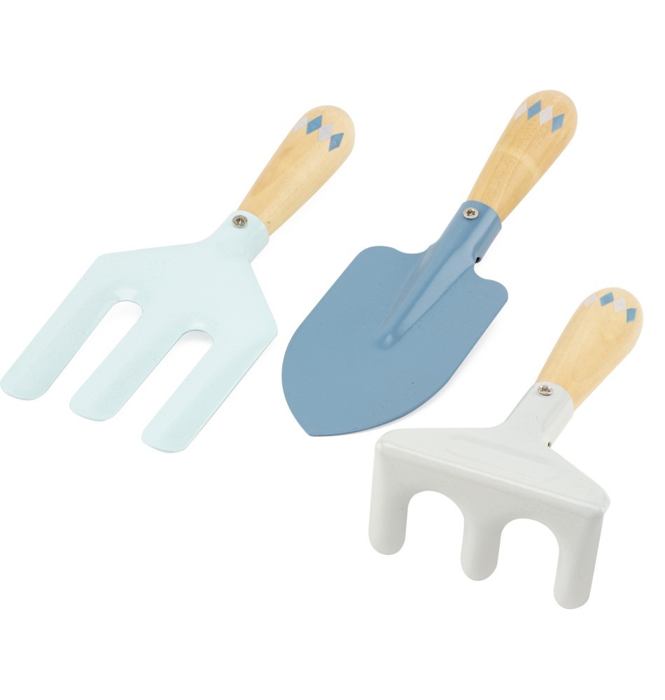 Children's Gardening Kit - 3 Tools & Carry Tote Bag