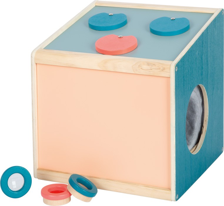 Montessori Wooden 4-Senses Mystery Tactile Box - Vue 8