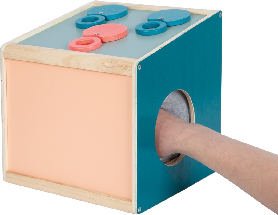 Montessori Wooden 4-Senses Mystery Tactile Box - Vue 7