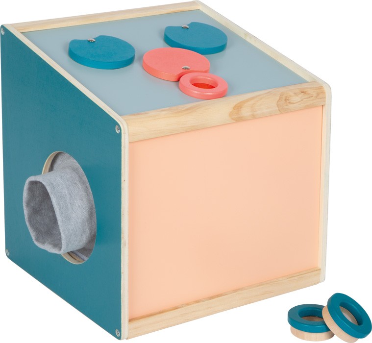 Montessori Wooden 4-Senses Mystery Tactile Box