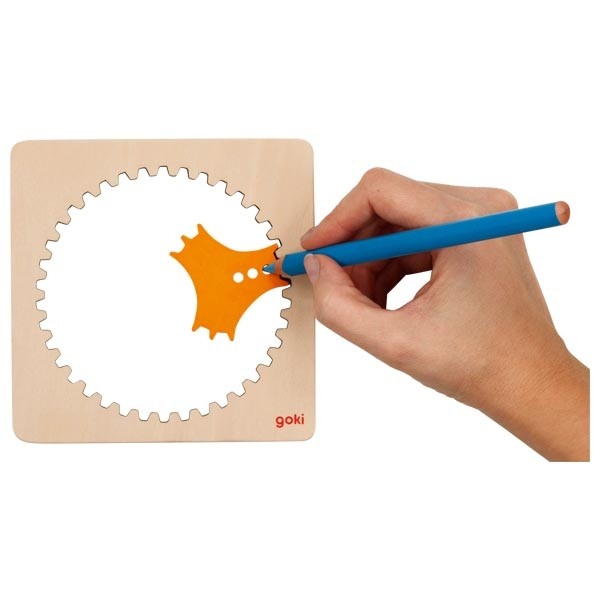 Rosette & Spirograph Mandala Drawing Stencils - Pack of 5 - Vue 7