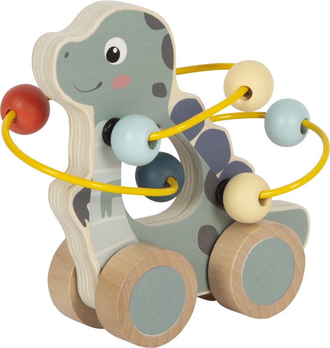 Dinosaur Wooden Motor Skills Activity Bead Maze - Vue 5