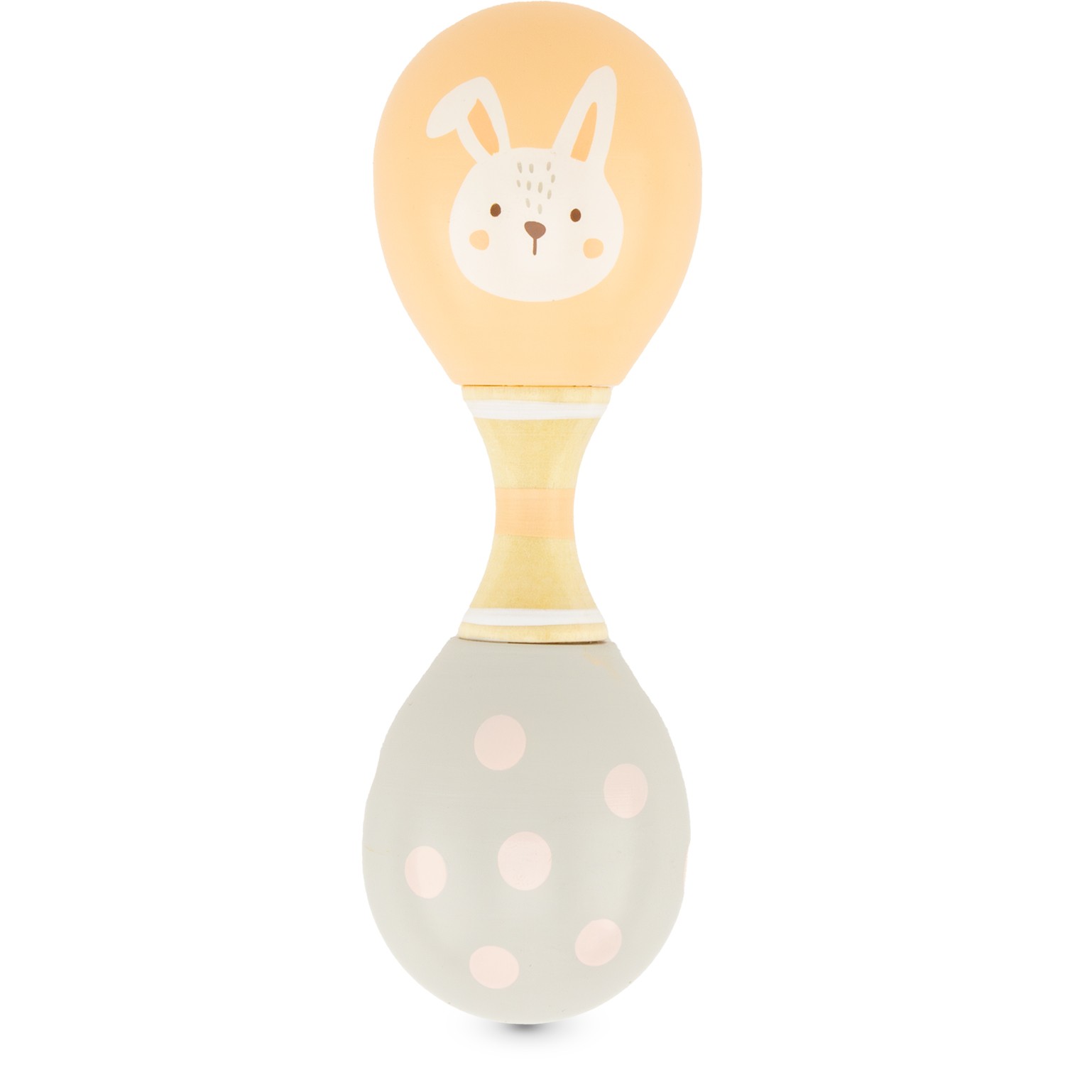 Wooden Baby Maracas Rattle - Sensory Musical Toy - Vue 8