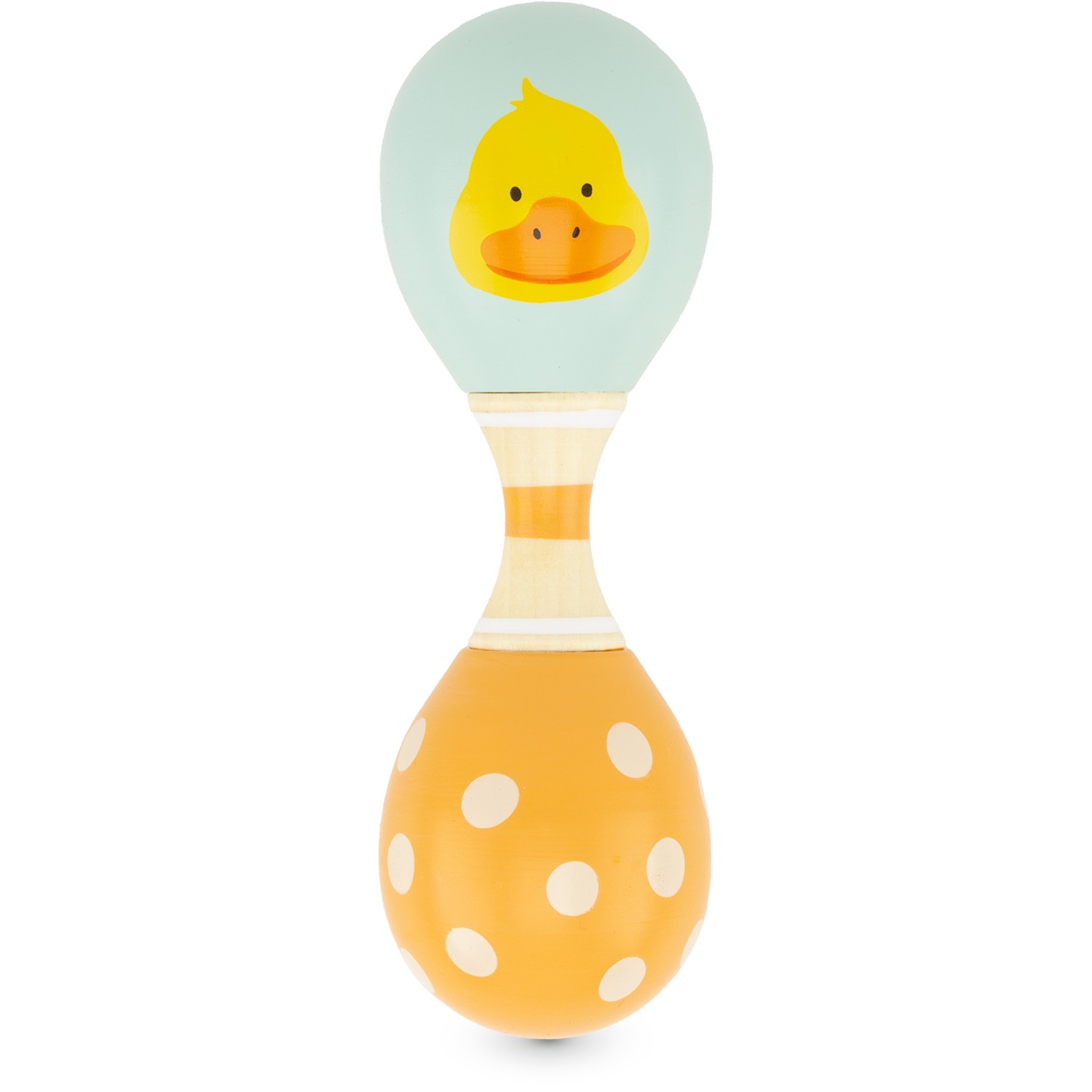 Wooden Baby Maracas Rattle - Sensory Musical Toy - Vue 9