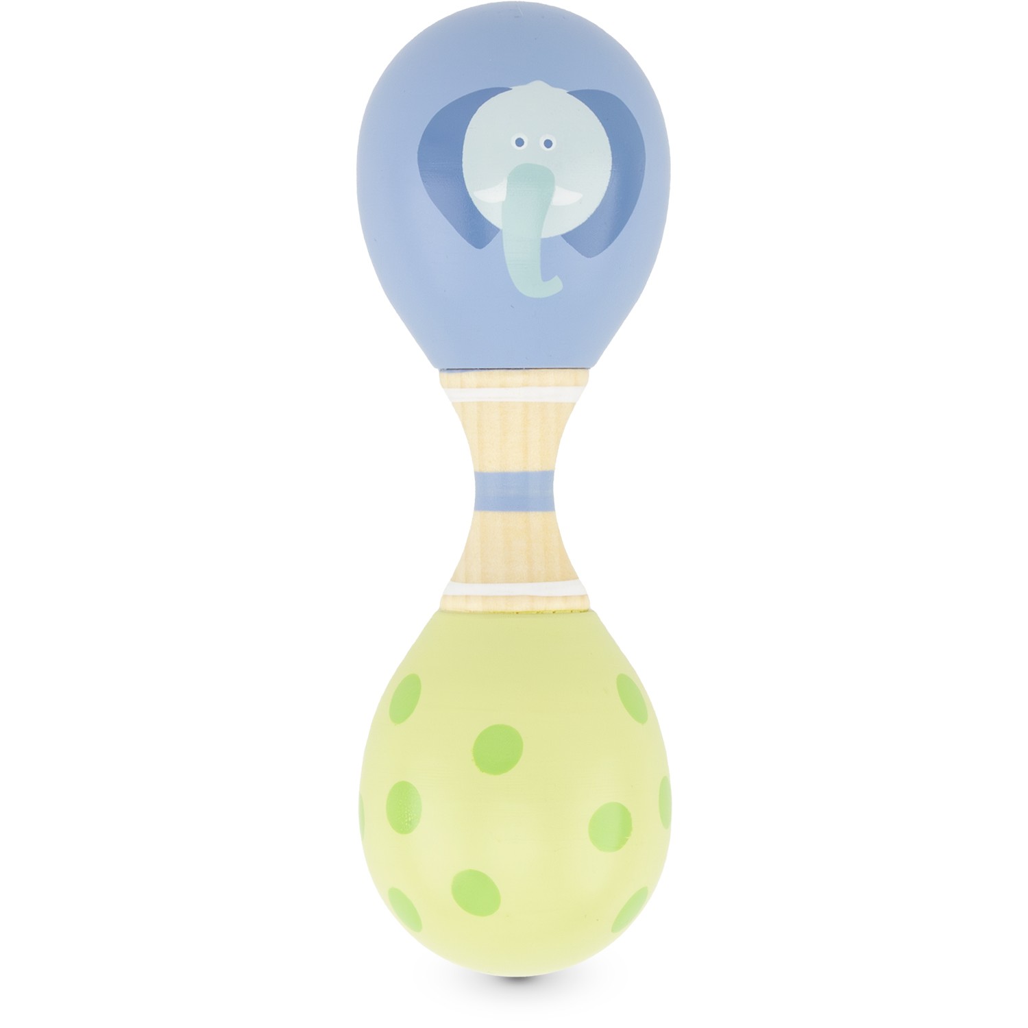 Wooden Baby Maracas Rattle - Sensory Musical Toy - Vue 10
