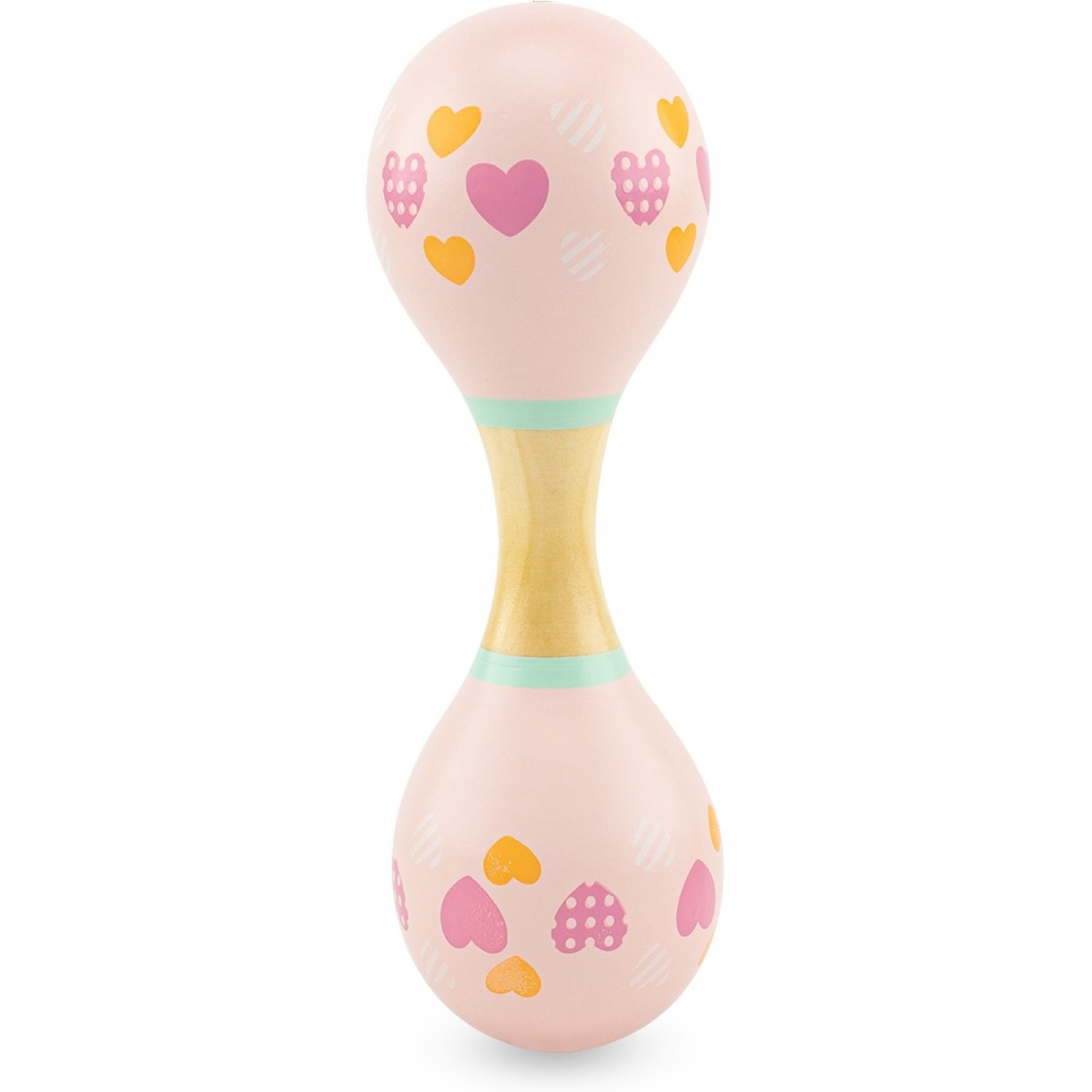 Wooden Baby Maracas Rattle - Sensory Musical Toy - Vue 14