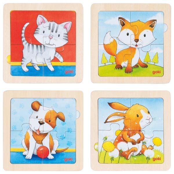 First Wooden Animal Puzzle for Toddlers - Vue 2