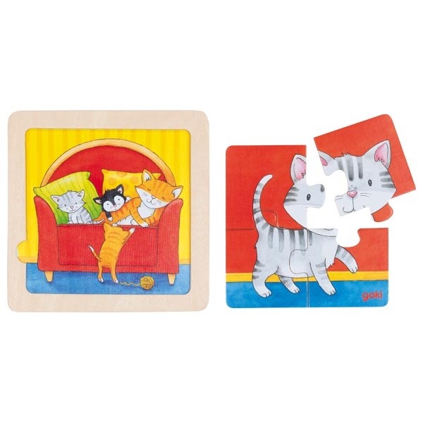 First Wooden Animal Puzzle for Toddlers - Vue 10