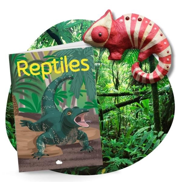 Reptiles & Amphibians Paper Mâché Chameleon Craft Kit