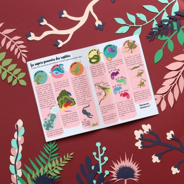 Reptiles & Amphibians Paper Mâché Chameleon Craft Kit - Vue 5