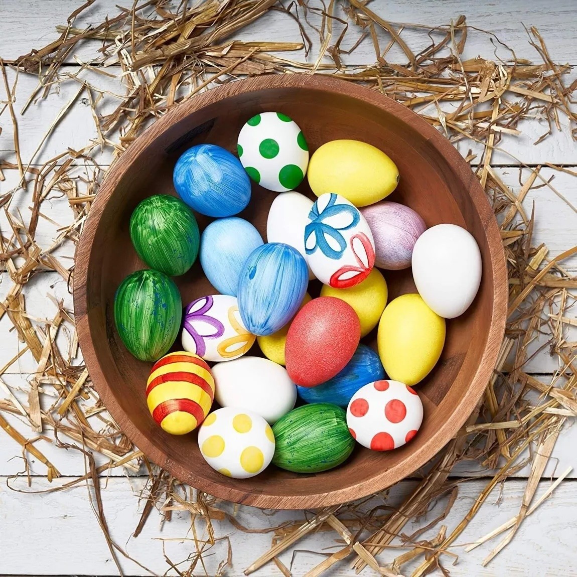 Huevos de Pascua para Pintar - Lote de 10 Huevos - Vue 2